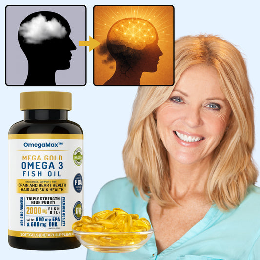 OmegaMax™ | Kliniskt stark omega-3 för skarpare kognitiv funktion