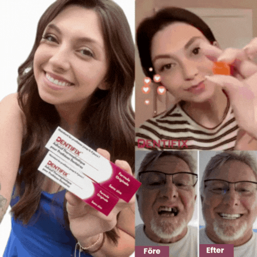 Tandproteslim Dentifix™ – Fixerar proteser i 4 dagar
