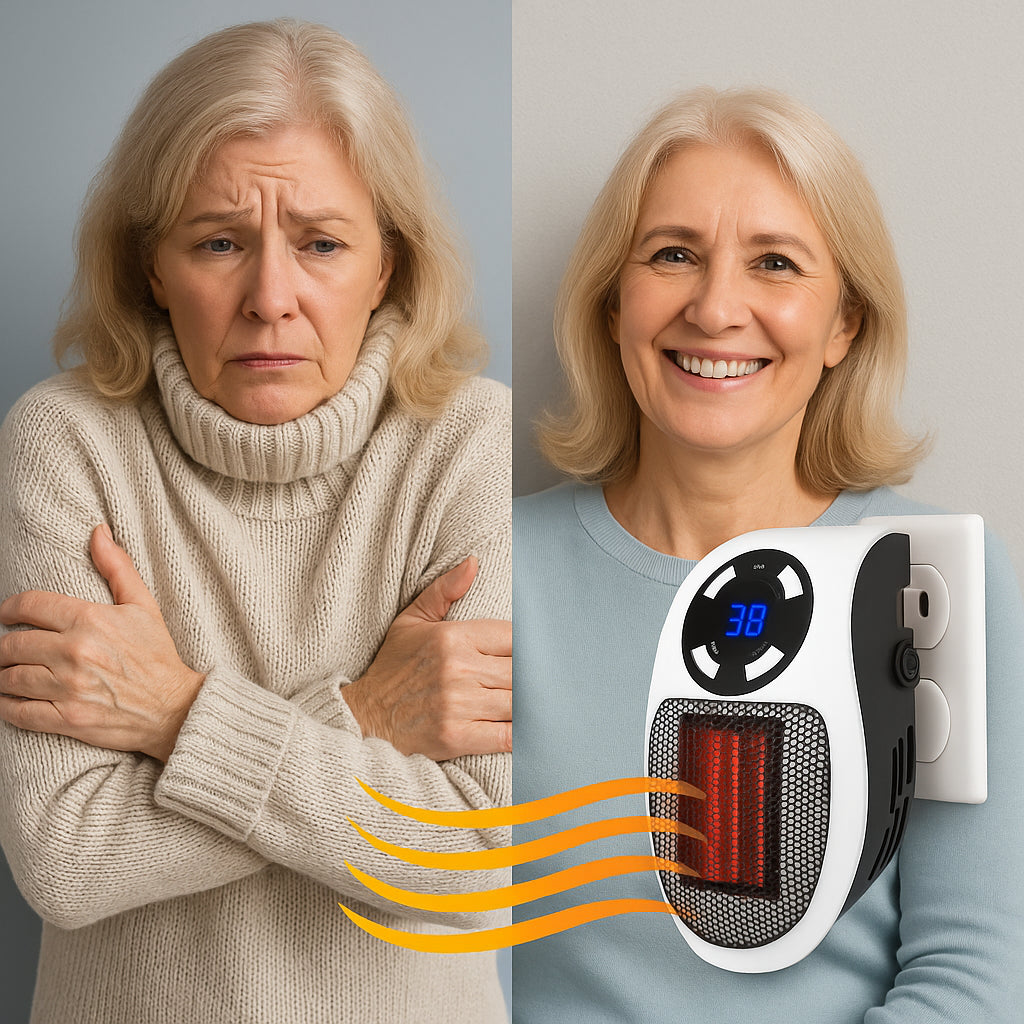 TurboHeat™ Energieffektiv Mini-Värmare | Värm upp hela ditt hem utan dyra elräkningar